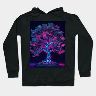 Beautiful neon tree Hoodie